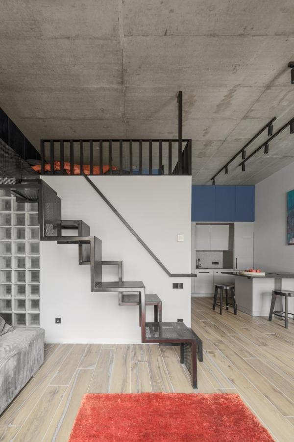 Ivis House Modern Apartment In Vilnius Old Town With Balcony ヴィリニュス エクステリア 写真
