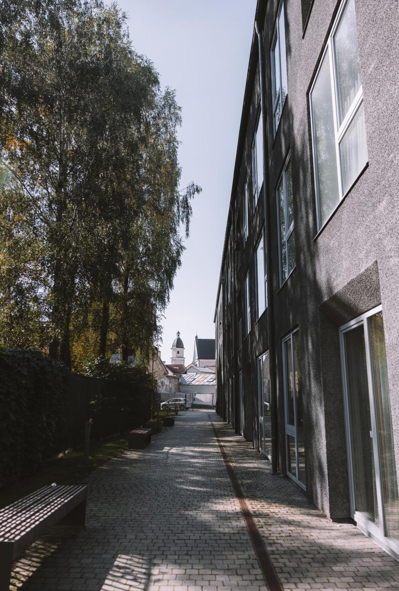Ivis House Modern Apartment In Vilnius Old Town With Balcony ヴィリニュス エクステリア 写真